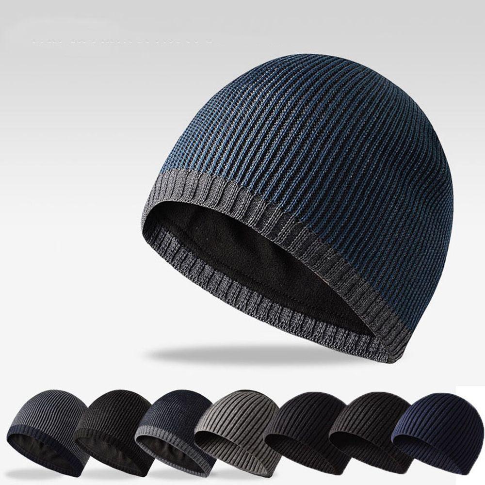 Nam/Nữ Mùa Đông Ấm Dệt Kim Beanies Nam Thể Thao Chống Gió Bảo Hiểm Mũ Lưỡi Trai Mềm Mại Thoải Mái Đi Bộ Đường Dài Đi Xe Đạp Beanies Color: 9
