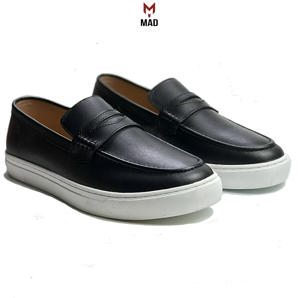 Giày lười nam Slip On Penny MAD da bò cao cấp chất lượng tốt giá rẻ bảo hành trọn đời