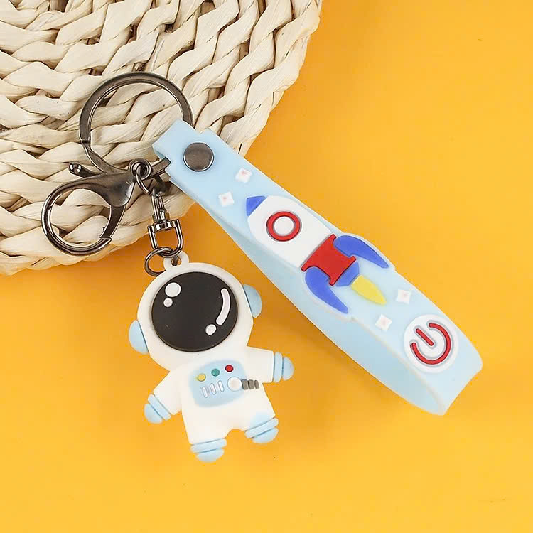 Móc khóa Phi Hành Gia cute cho xe máy dây đôi đeo balo điên thoại