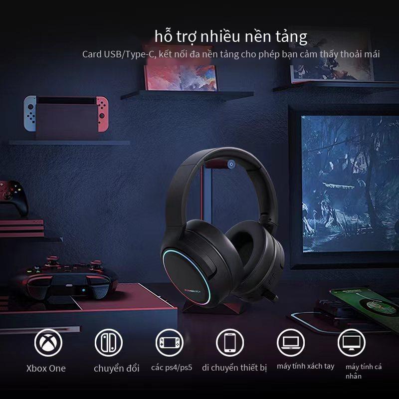 Tai nghe chơi game tất cả trong một âm thanh nổi chế độ kép không dây 2.4G\Bluetooth kiểu mới nhất