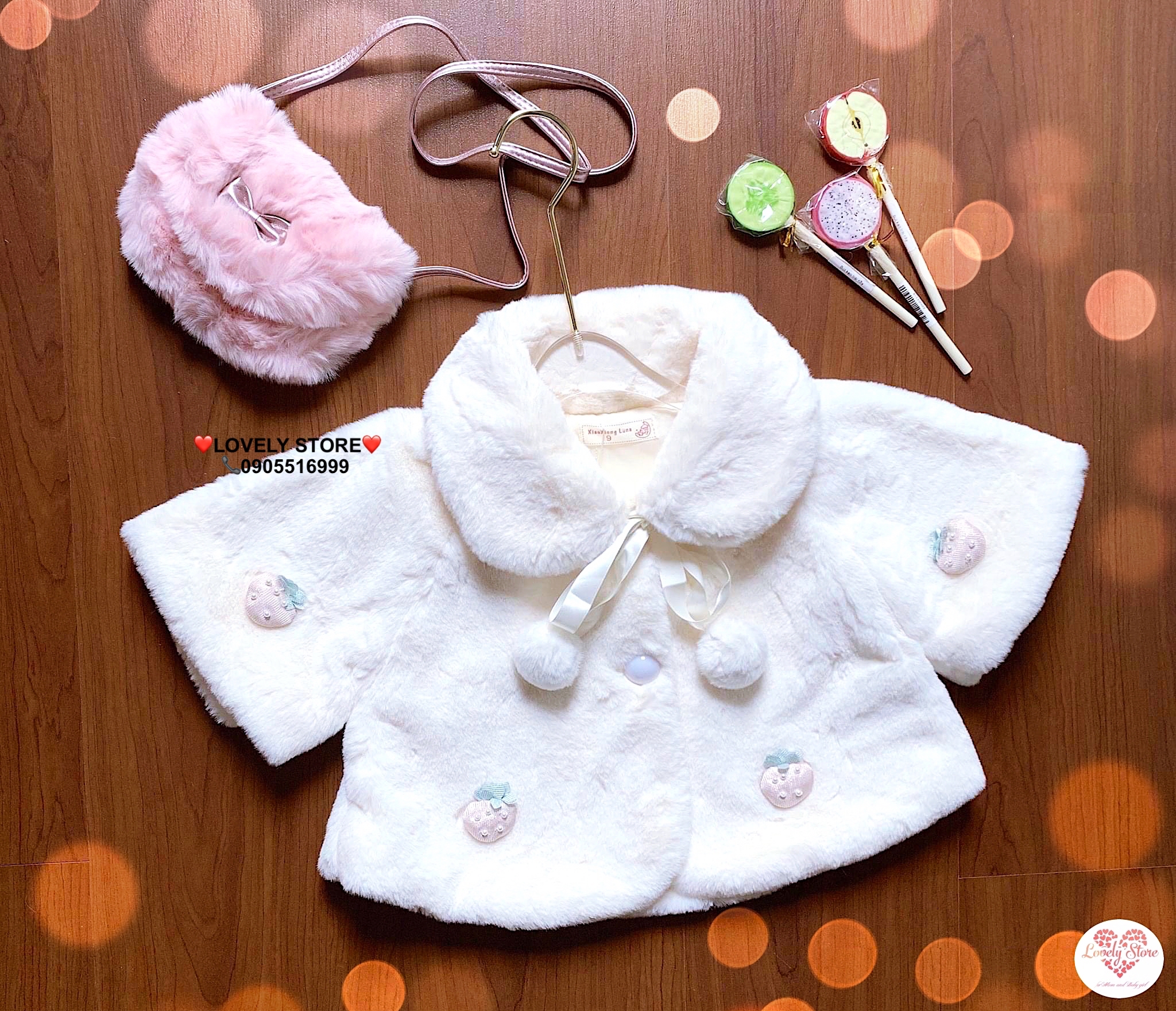 Áo Khoác Cho Bé Gái. Áo Khoác Lông Thỏ Mùa Đông Ấm Áp Và Đáng iu Cho Bé Gái. Hàng Chuẩn Xịn Quảng Châu Loại 1 Cao Cấp.