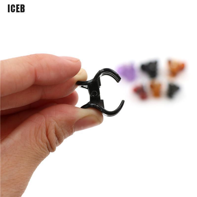 Set 12 Kẹp Tóc Nhựa Màu Đen