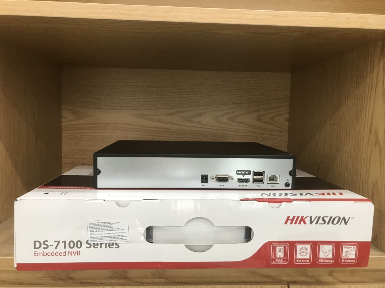 Đầu ghi hình IP NVR 4/8 Hikvision chuẩn nén H.265+, cổng PoE DS-7108NI-Q1, DS-7104NI-Q1/M, DS-7108NI-Q1/M - Hàng chính hãng