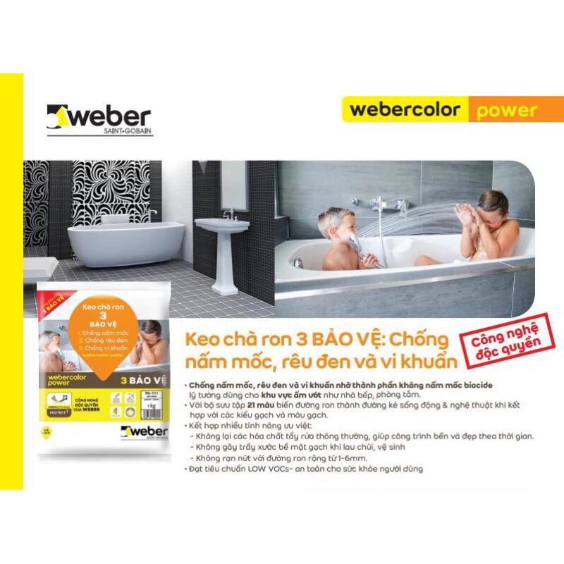 Keo Chà Ron Weber Power - Chống Thấm, Chống Mốc - Bảo Vệ 3 Lớp hàng chất lượng giá tốt