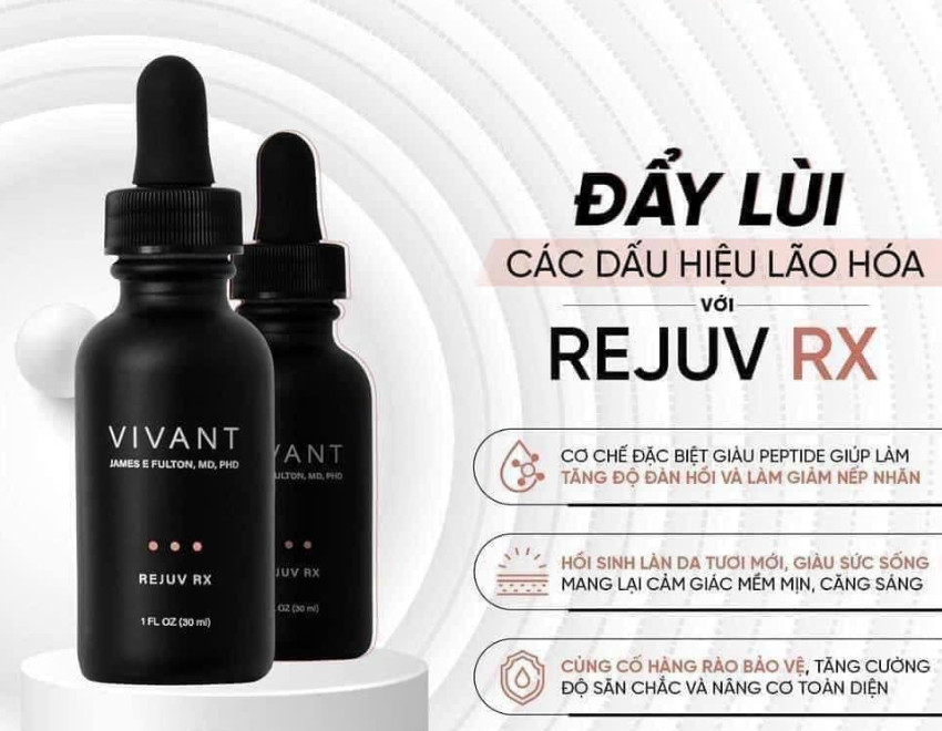 Serum Hỗ Trợ Phục Hồi Và Trẻ Hóa Da Vivant Skincare Rejuv Rx
