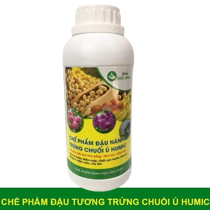 Chế phẩm đậu nành trứng chuối ủ Humic chai 500ml