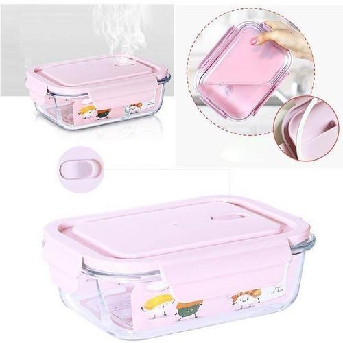 Hộp cơm thủy tinh 1 ngăn, 2 ngăn