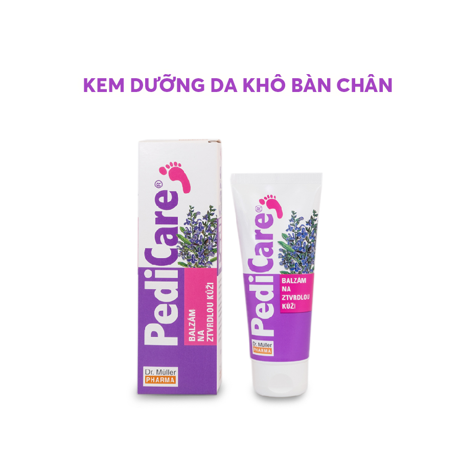 Kem nẻ da bàn chân Panthenol B5 Dr Muller Pedicare 100ml làm ẩm, mềm da khô, chống bong da, hôi chân