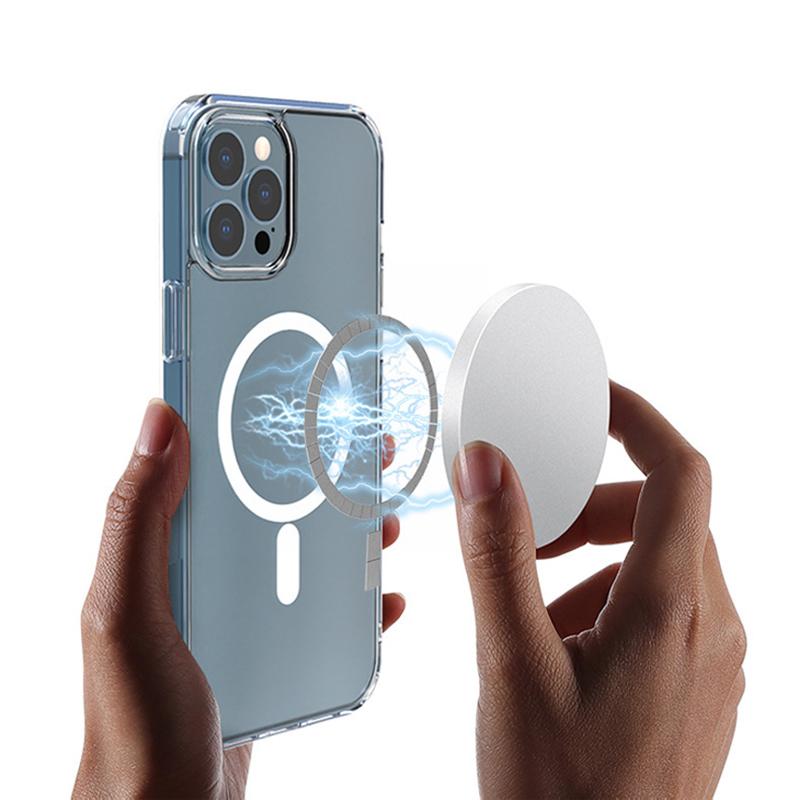 Nhẫn nam châm sạc không dây cho iPhone 12 11 Pro Max 12 Mini XR XS Max 8 Bộ sạc điện thoại di động cho iPhone 12 Pro Max Magnet