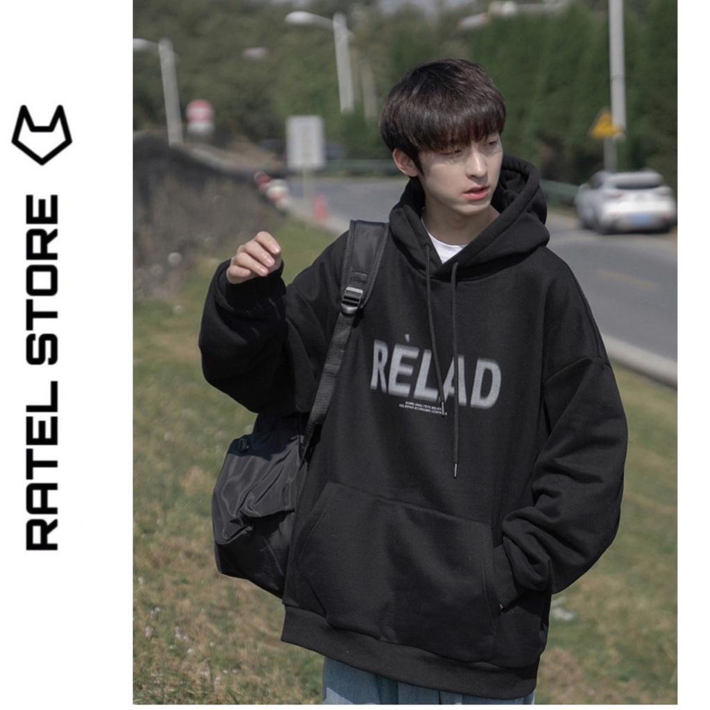 Áo Hoodie Nỉ Bông Nam Nữ RELAD Ulzzang Unisex Form Rộng