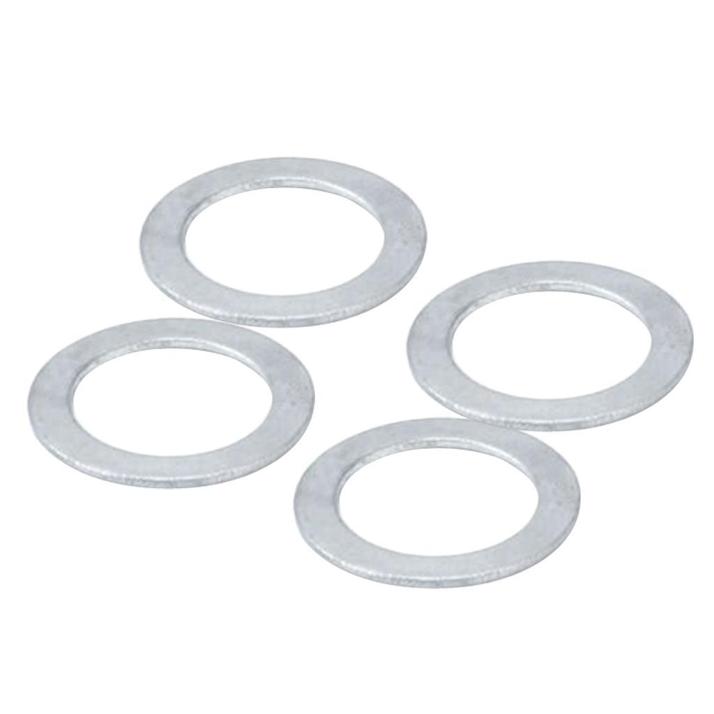 3-5pack 4x Mountain Road Bike Stainless Flat Washer Bike Pedal Gasket Spacer