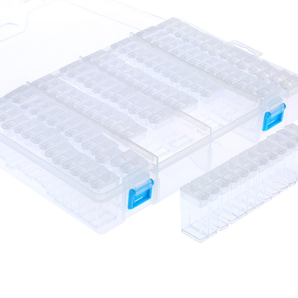 Hộp lưu trữ hạt trang sức trong suốt
