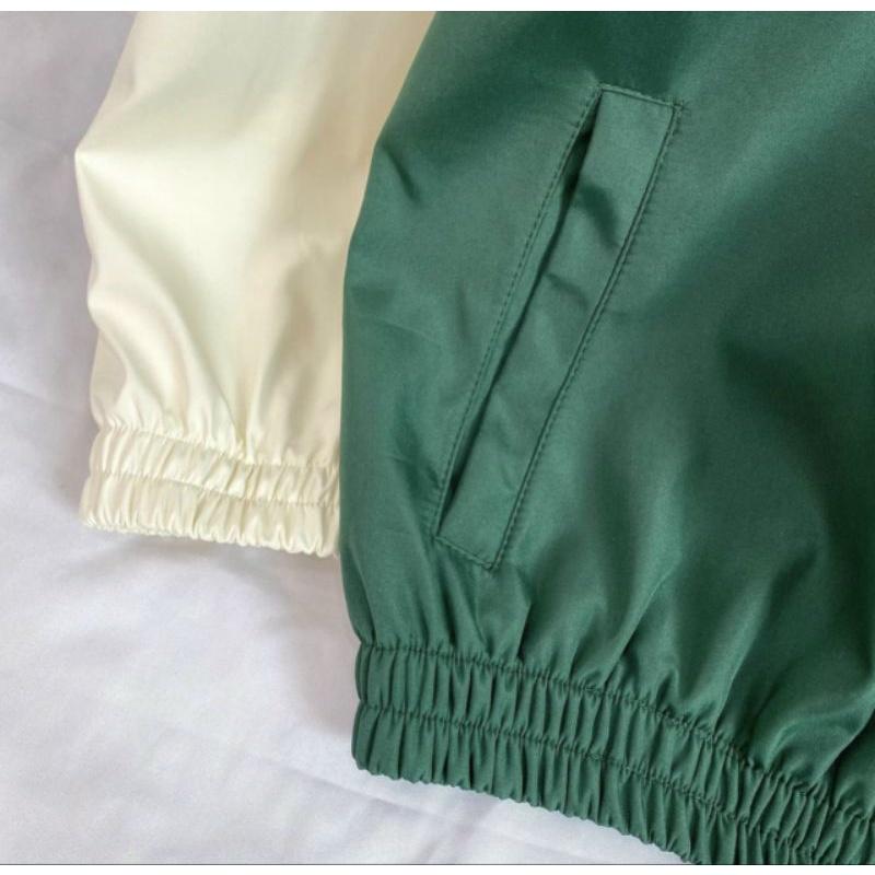 Áo khoác dù nam nữ unisex phối sọc màu 2 lớp thời trang trẻ phong cách mới tpp942 bao đẹp