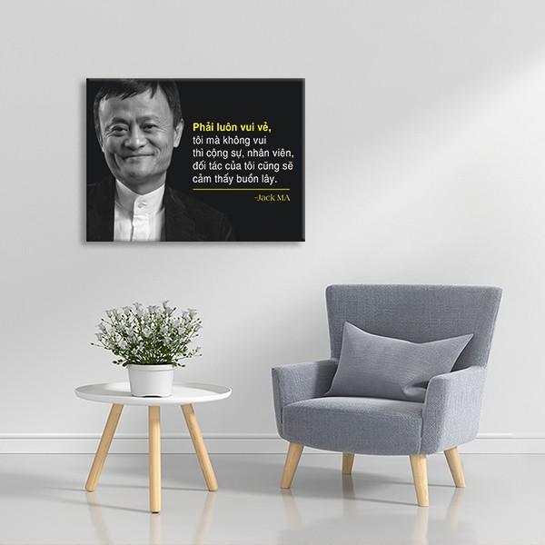 Tranh trích dẫn “Phải luôn vui vẻ trong công việc” – W336