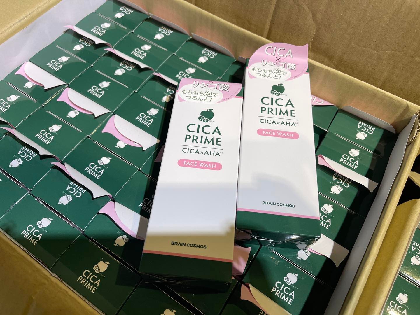 Sữa rửa mặt phục hồi da Cica Prime Nhật Bản CICA AHA