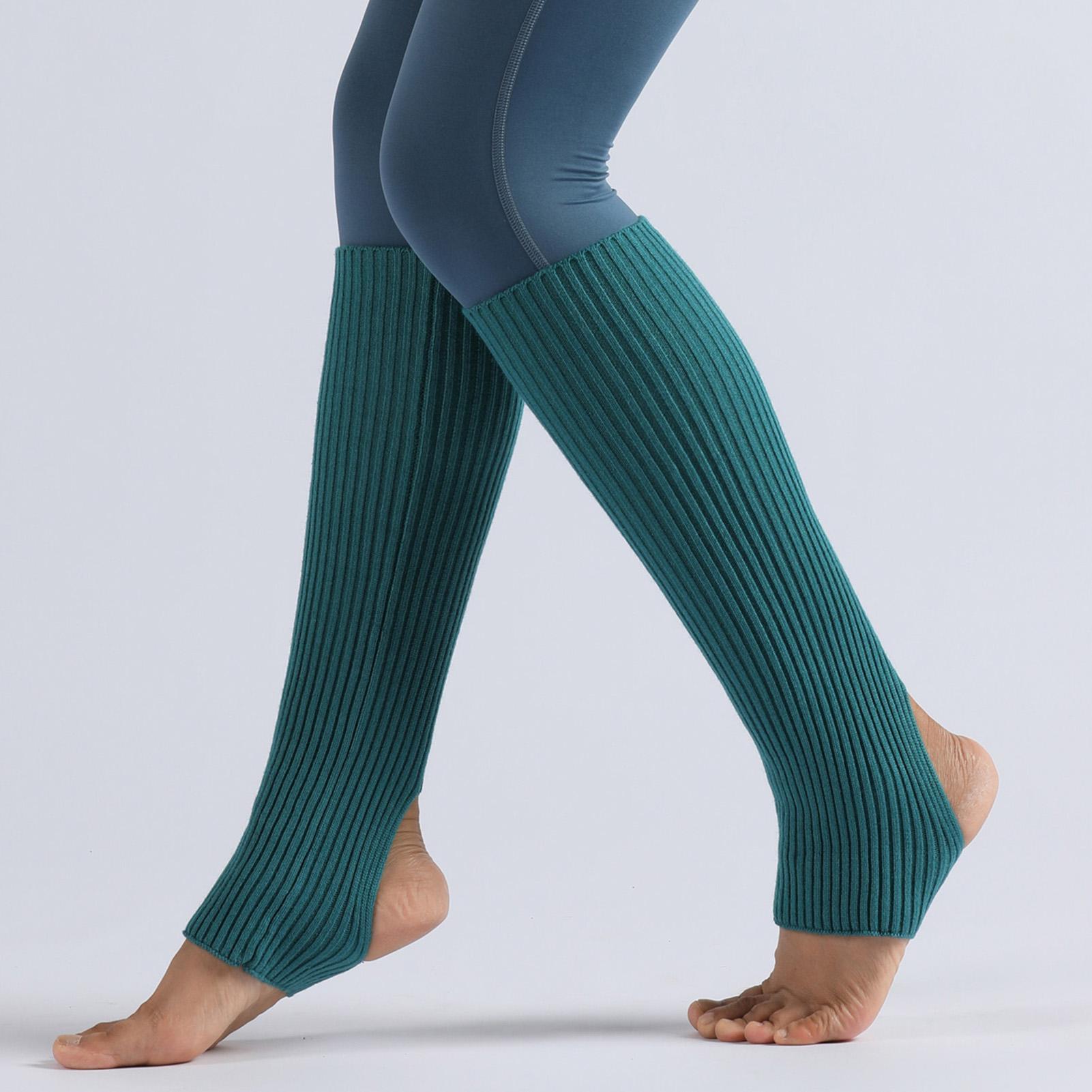 Vớ đan nữ cao tới đầu gối dành cho tập luyện thể thao, múa bale, yoga ấm áp