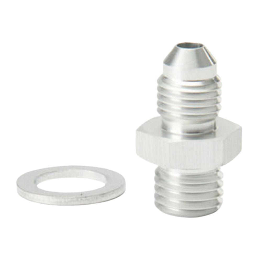 M12x1.5 to AN-4 Oil Feed Adapter 1.5mm Restrictor Adaptor for VOLVO Turbocharger