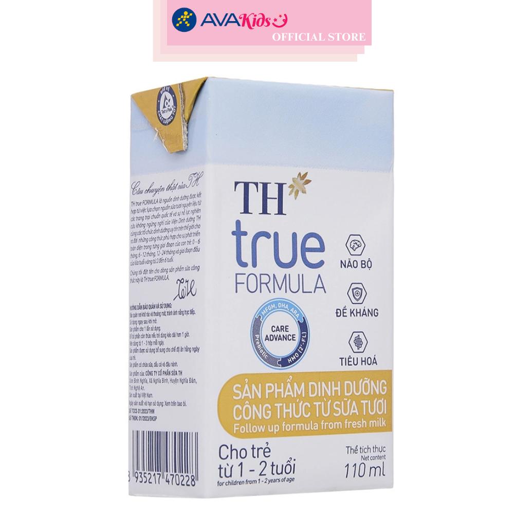 Thùng 24 hộp sữa pha sẵn TH true Formula 110 ml (1 - 2 tuổi)