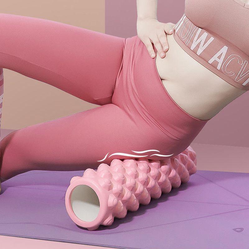Con Lăn Xốp Stovepipe Hiện Vật Tập Yoga Cột Chùy Giãn Cơ Con Lăn Massage Trục Tập Yoga Thiết Bị Langya Dính