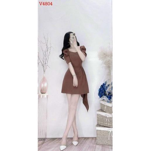 ĐẦM DÁNG CHỮ A NHÚN BÈO 1 BÊN