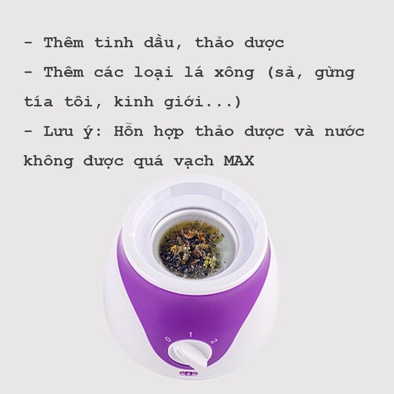 Máy Xông Hơi Chăm Sóc Da Mặt-Xông Mũi Họng Phục Hồi Sức Khỏe
