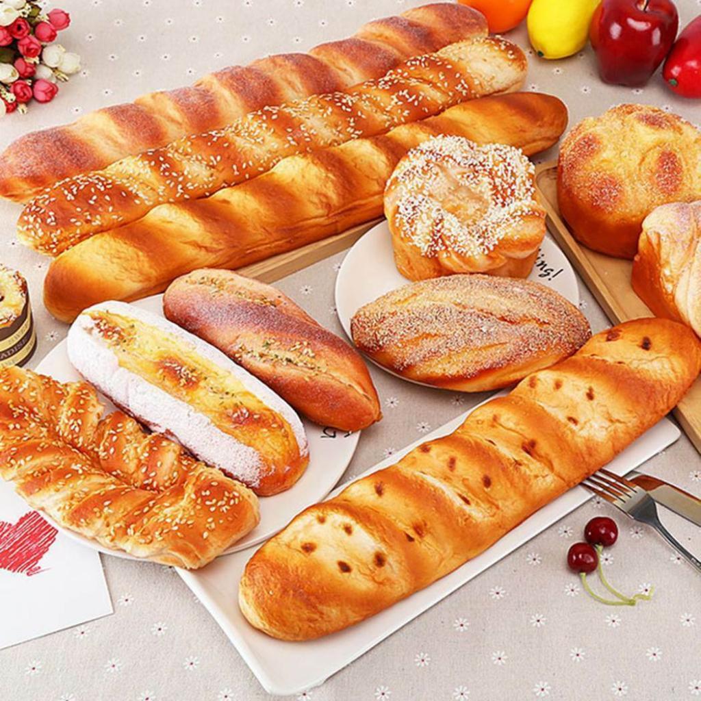 Artificial Bread Cake Simulation Realistic Food Dessert Baguette Photo Props