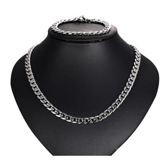 Dây chuyền thép nam nữ mắt xích titan phong cách hip hop