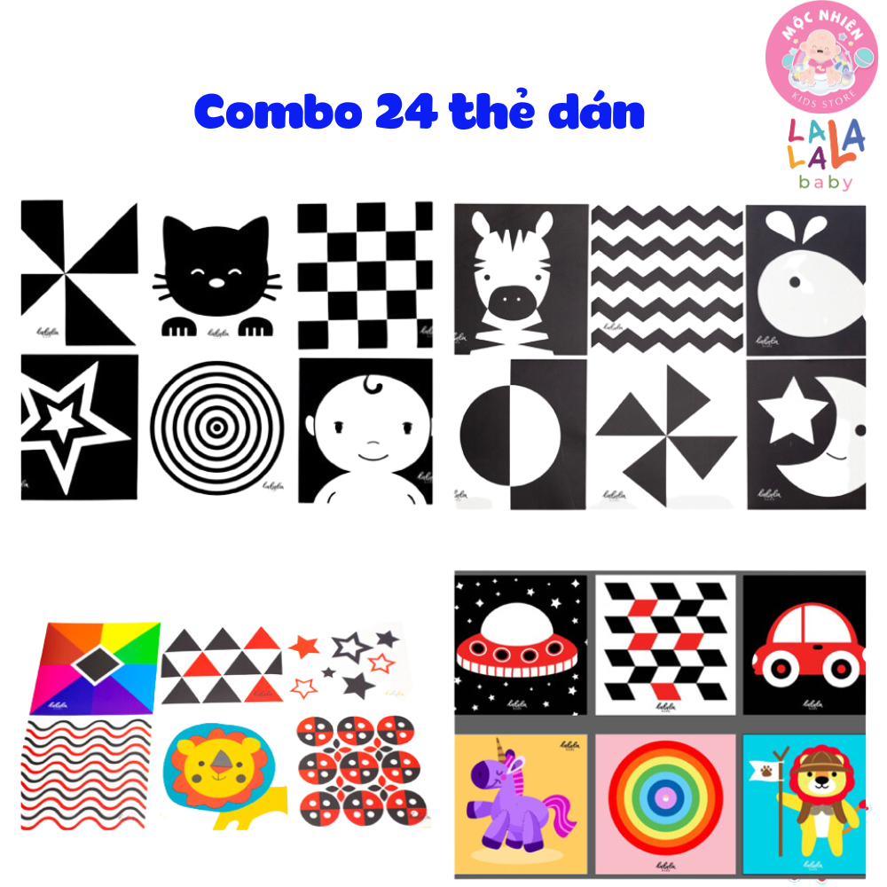 Bộ Thẻ Zigzag Kích Thích Thị Giác Trí Não Cho Trẻ Sơ Sinh - Lalala Baby