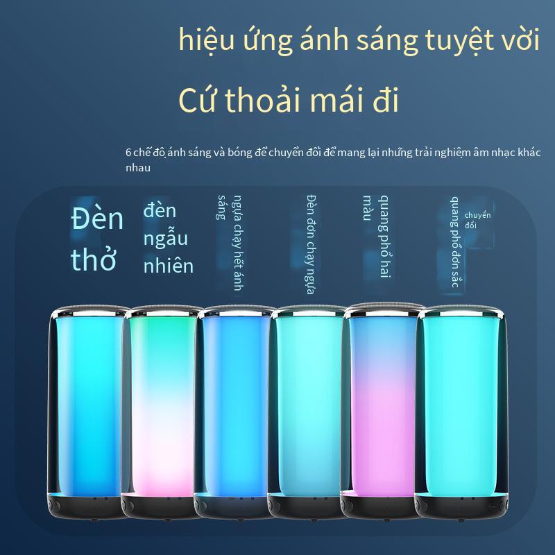 Ưu đãi tốt nhất là loa bluetooth mát mẻ âm thanh đa phương tiện âm nhạc rung động loa siêu trầm đầy màu sắc loa siêu trầm nhỏ di động ngoài trời