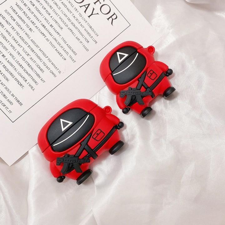 Bao Case Hình Squid Game Dành Cho Airpods 1/ 2/ 3/ Pro Kiểu Dáng Cực Chất - Mã TZAP342