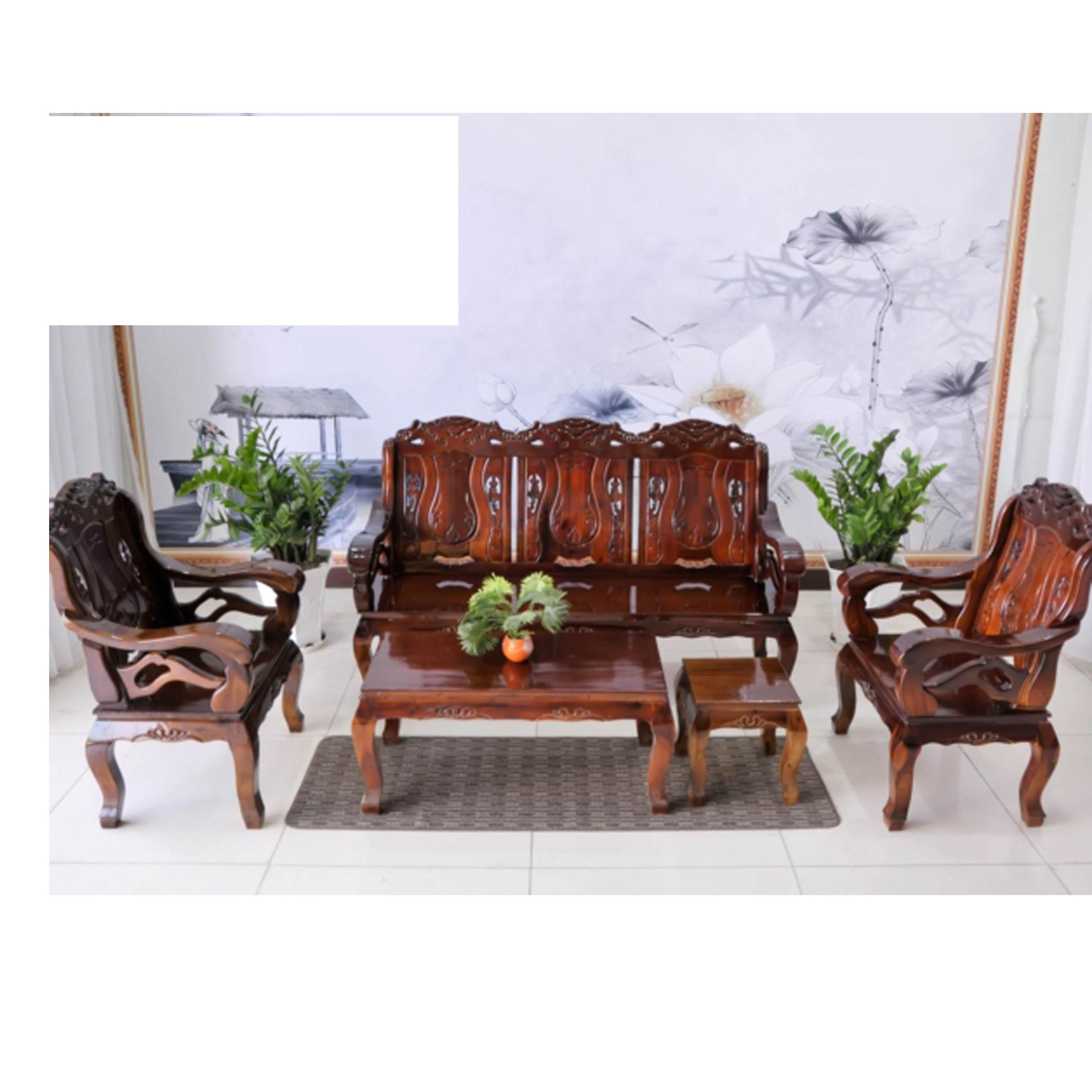 Bộ bàn ghế phòng khách tràm , Salon Tràm Hồng Kiếm