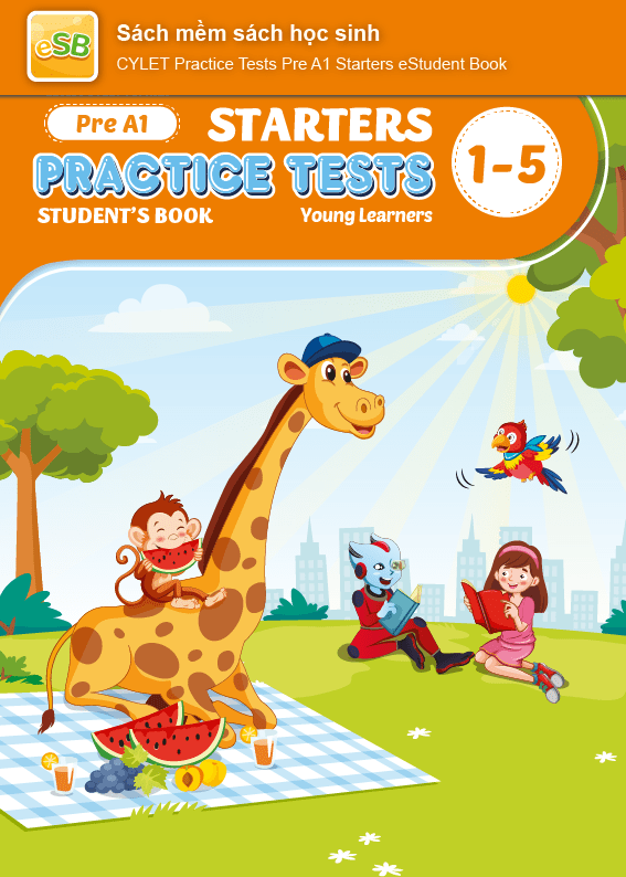 [E-BOOK] CYLET Practice Tests Pre A1 Starters Sách mềm sách học sinh