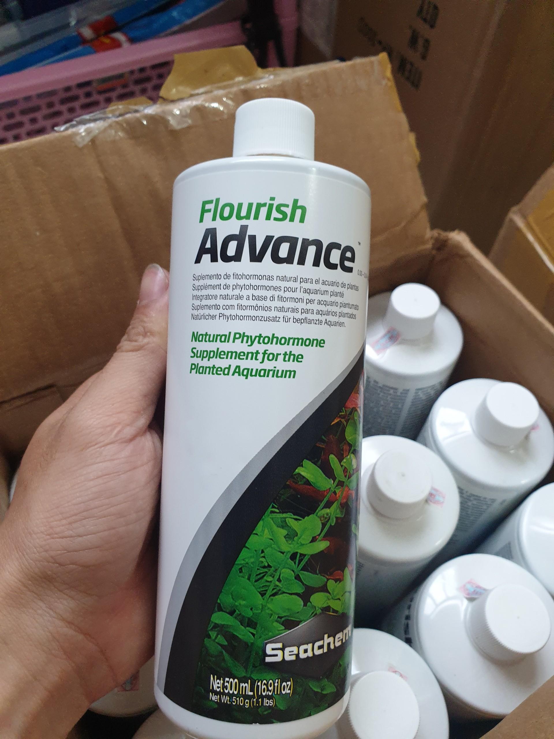 Seachem Flourish Advance 500ml - Phân Nước Tổng Hợp Dành Cho Cây Lá Xanh Và Đỏ