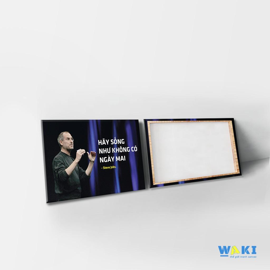 Tranh trang trí treo tường tạo động lực “Hãy sống như không có ngày mai” – W192