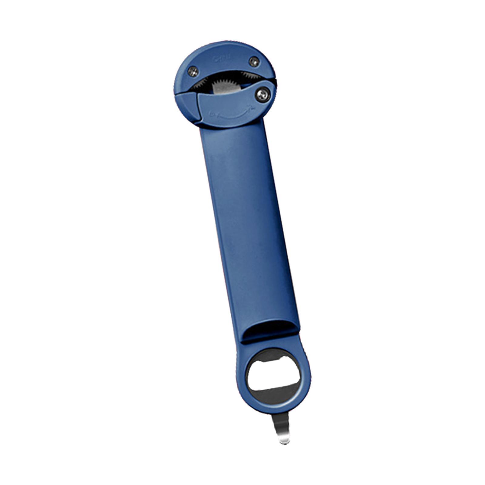 Manual Can Opener Adjustable Effortlessly Anti Slip Jars Openers