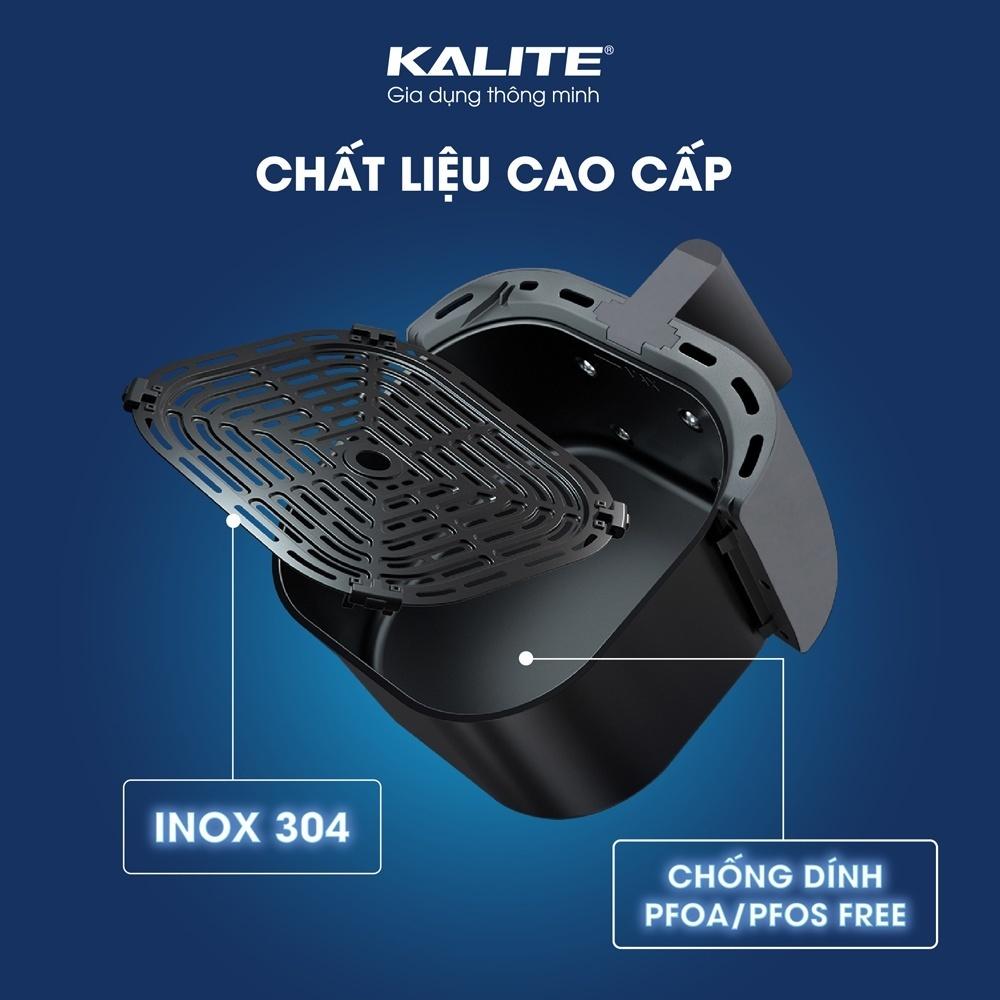 Nồi Chiên Hơi Nước Kalite Steam 7, 2600W-7Lit, Chiên Hấp 2in1, Hàng Chính Hãng
