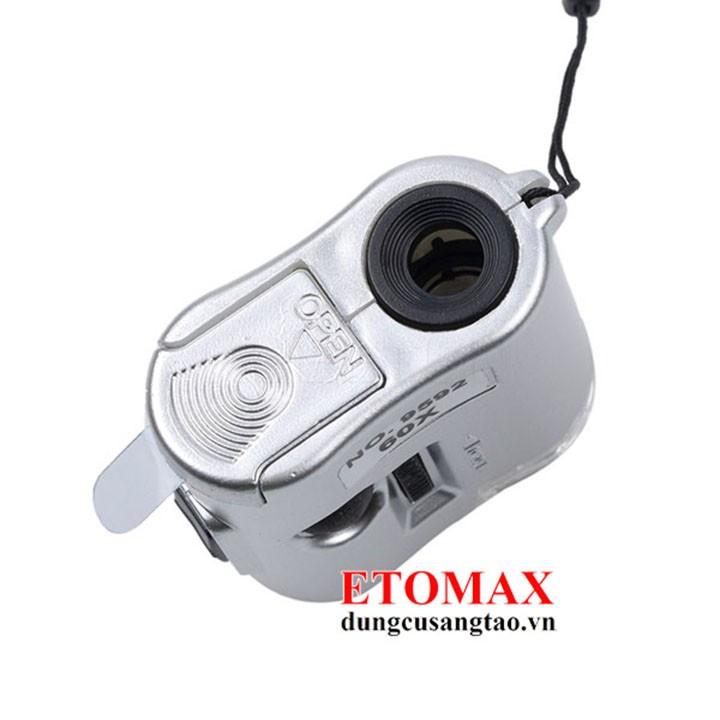 Kính lúp cầm tay mini 60x V2