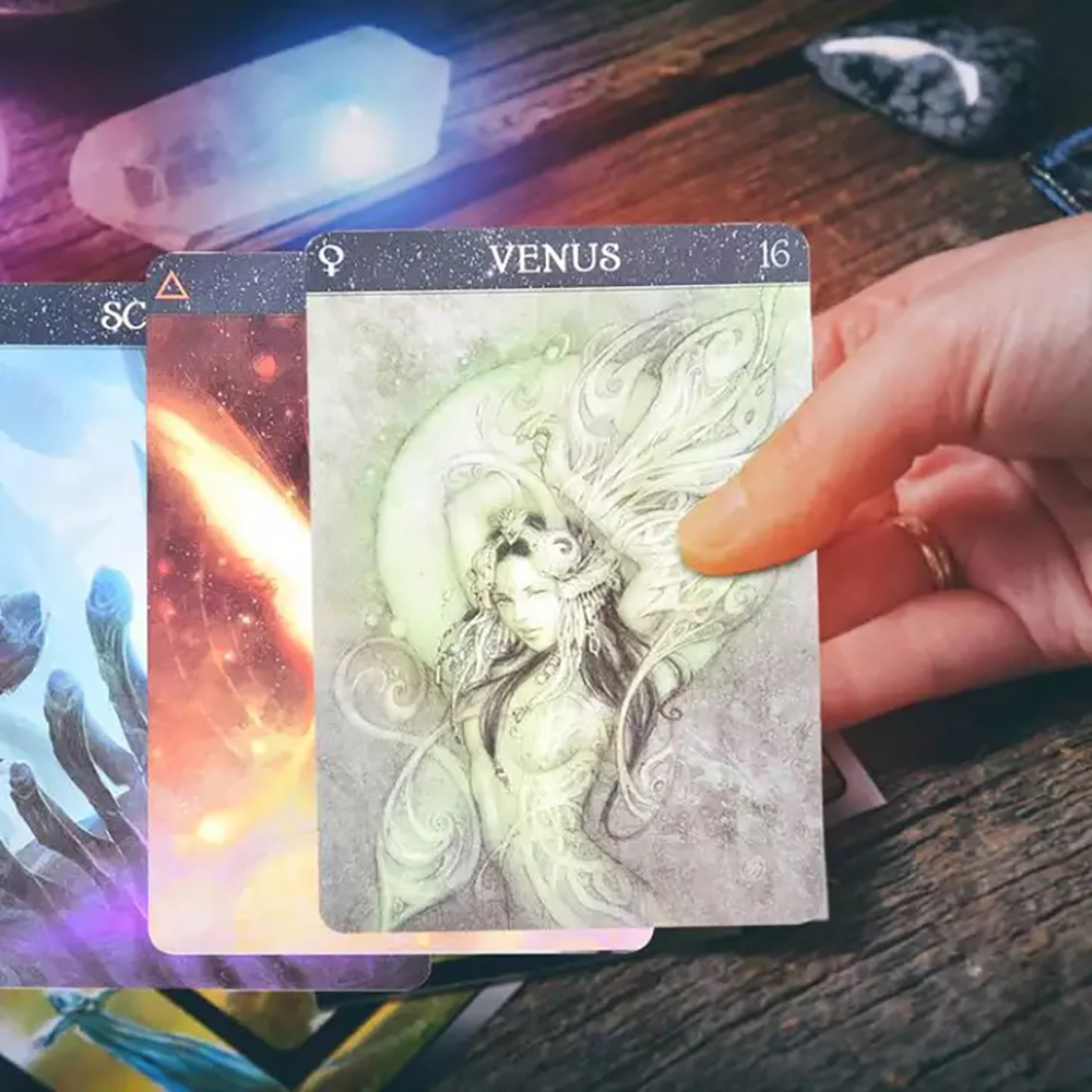 Bài Oracle Barbieri Zodiac 26 Lá Bài Đá Thanh Tẩy