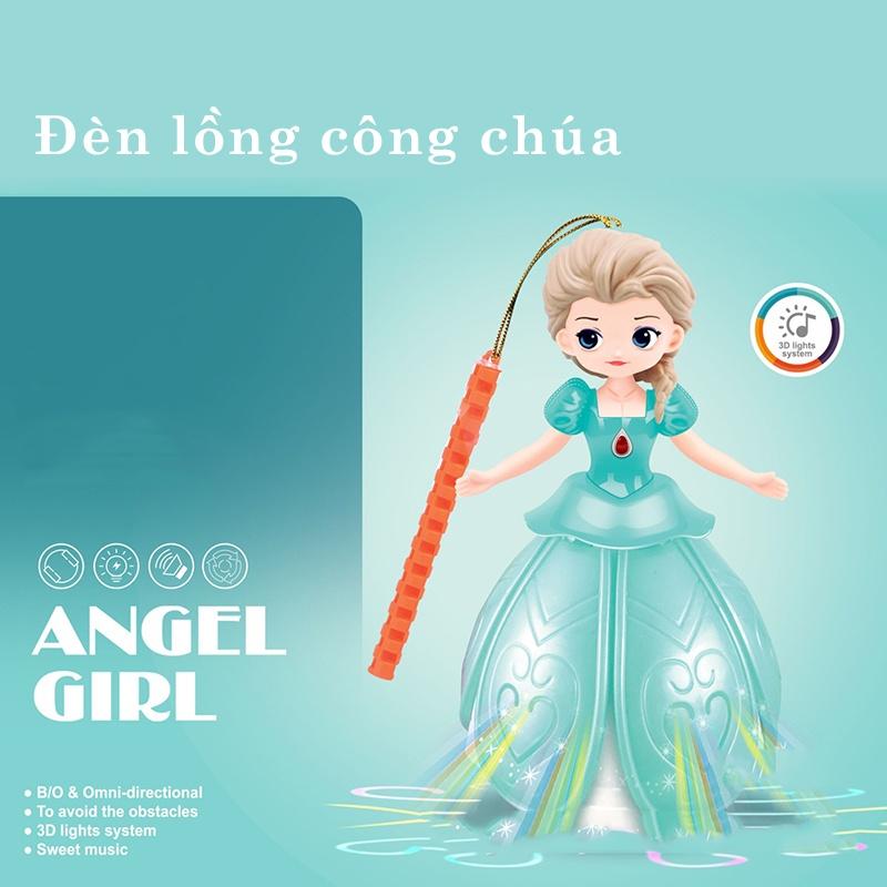 Đèn lồng trung thu công chúa phát nhạc và đèn