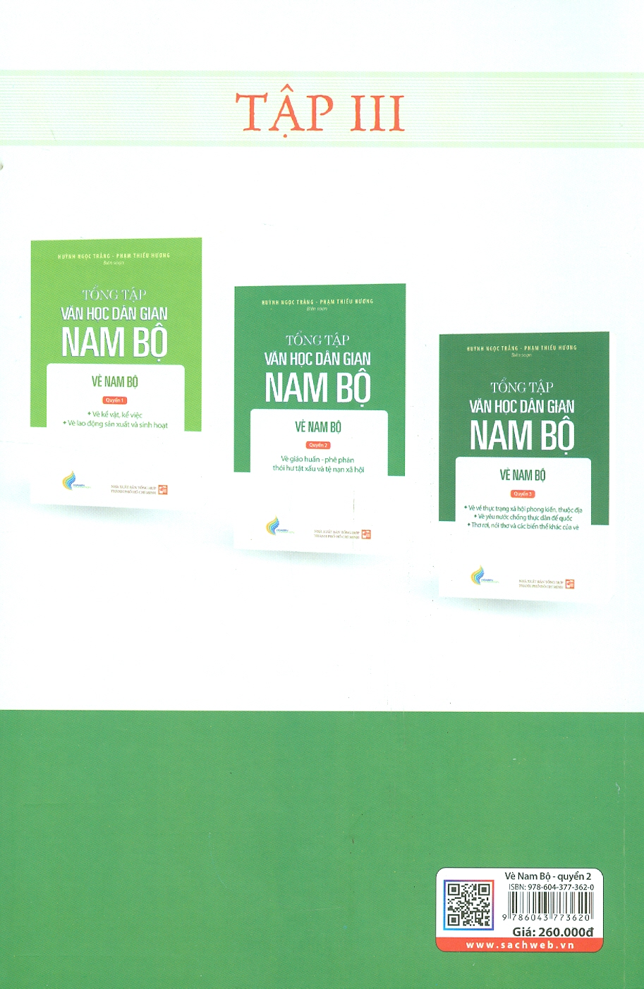 Combo Tổng Tập VĂN HỌC DÂN GIAN NAM BỘ: VÈ NAM BỘ