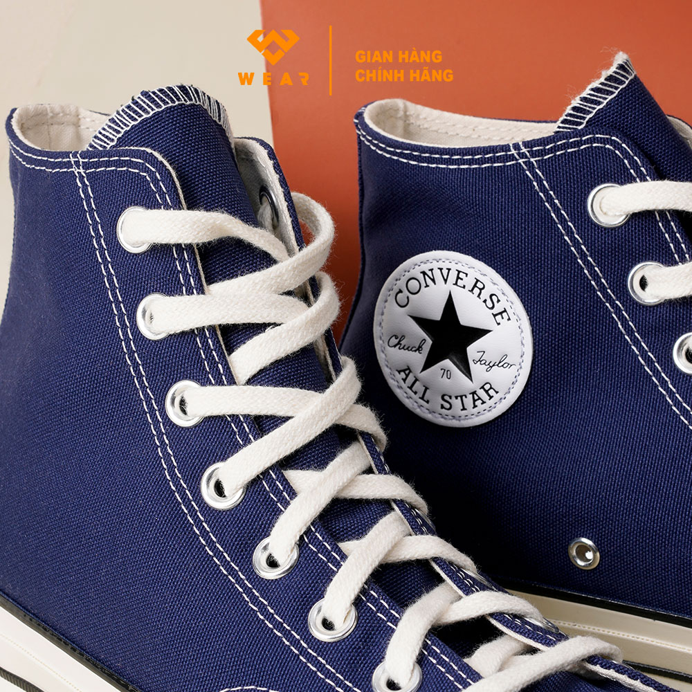 Giày Converse Chuck 70 High Recycled Canvas Midnight Navy