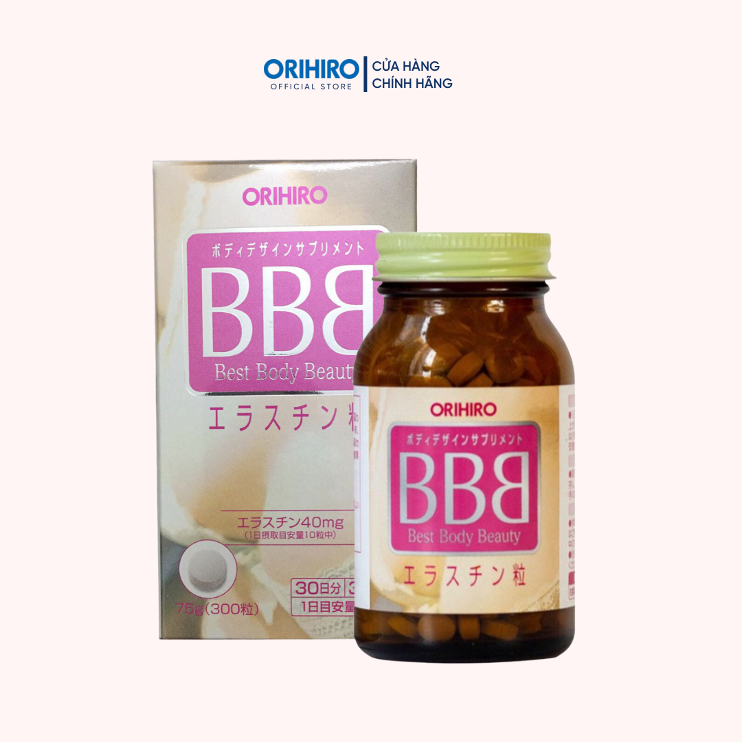 Viên uống ORIHIRO BBB Best Beauty Body 300 viên/hộp