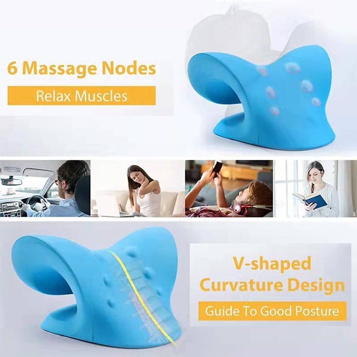 Gối nâng cơ cổ, massage điều chỉnh tư thế đốt sống cổ PU Polyurethane Chironeck