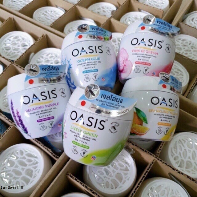 Sáp Thơm Khử Mùi và Đuổi Muỗi OASIS Mosquito Repellent - An Toàn Cho Bé & Gia Đình