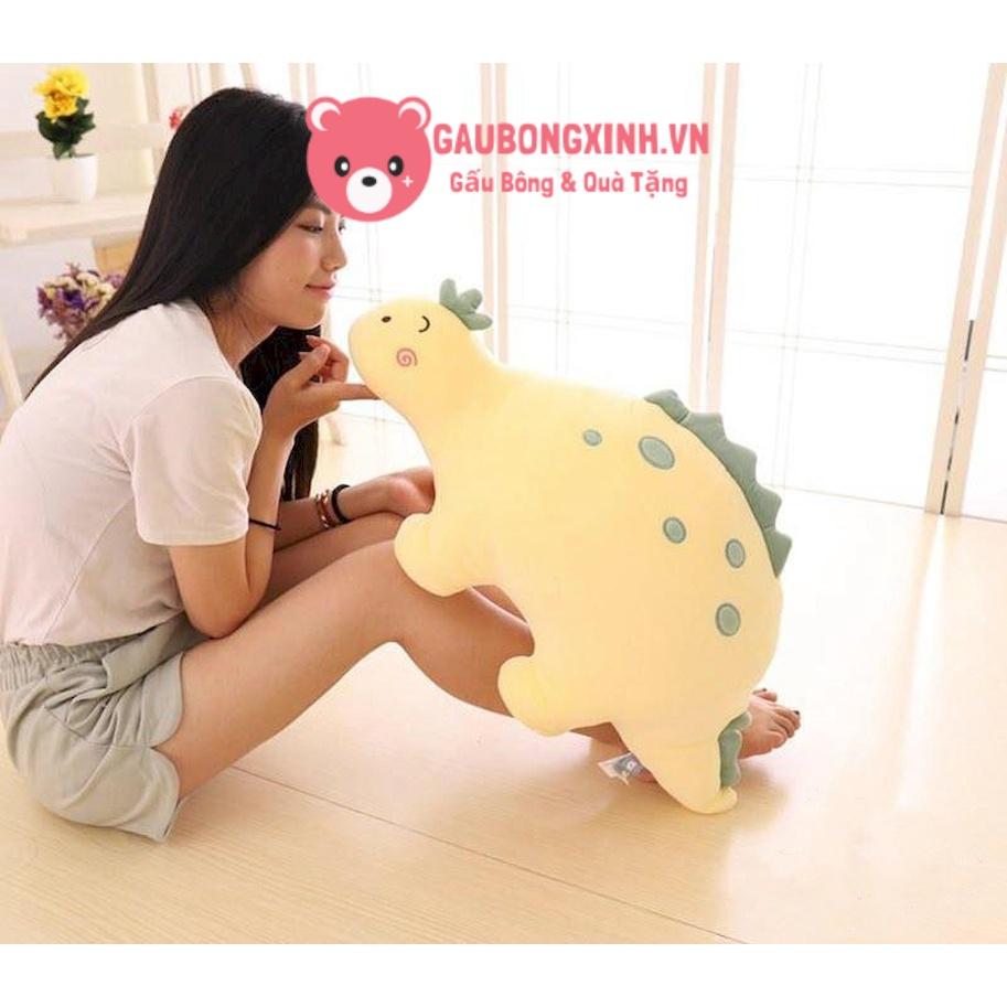 Gấu Bông Khủng Long béo ăn cỏ siêu cute đủ màu sắc, Thú nhồi bông động vật thời tiền sử