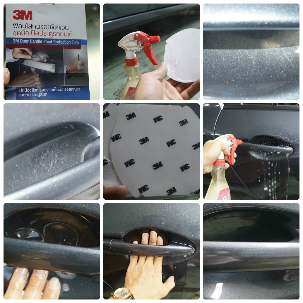 PHIM CHỐNG TRẦY CHÉN CỬA 3M HONDA CRV - 3M DOOR HANDLE PAINT PROTECTION FILM