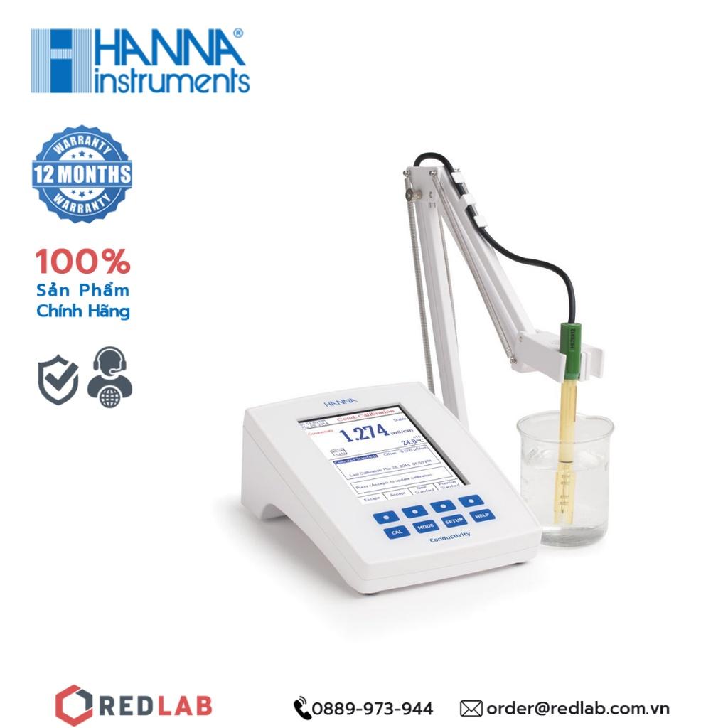 Máy Đo TDS/EC/NaCl/Trở Kháng/Nhiệt Độ Để Bàn Hiện Đại HANNA HI5321-02