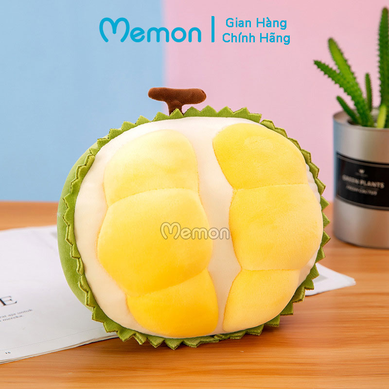 Gấu Bông Trái Cây Gối Ôm Hình Trái Sầu Riêng Siêu Độc Lạ Cao Cấp Memon