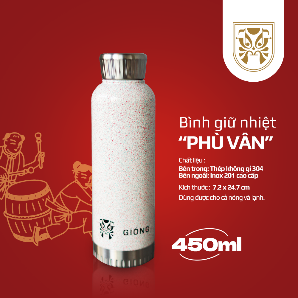 Bình Giữ Nhiệt Nóng Lạnh Thép Cao Dung Tích 450ml La Fonte x GIÓNG