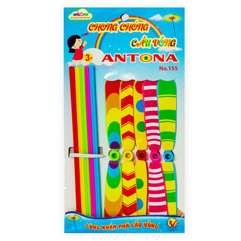 Chong chóng cầu vồng Antona hộp 5 cái No.155
